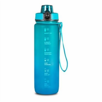 Slim Sports Water Bottle 1 L for the Gym and School Bag