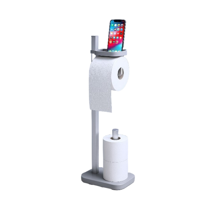 Toilet Roll Holder with Shelf for Mobile