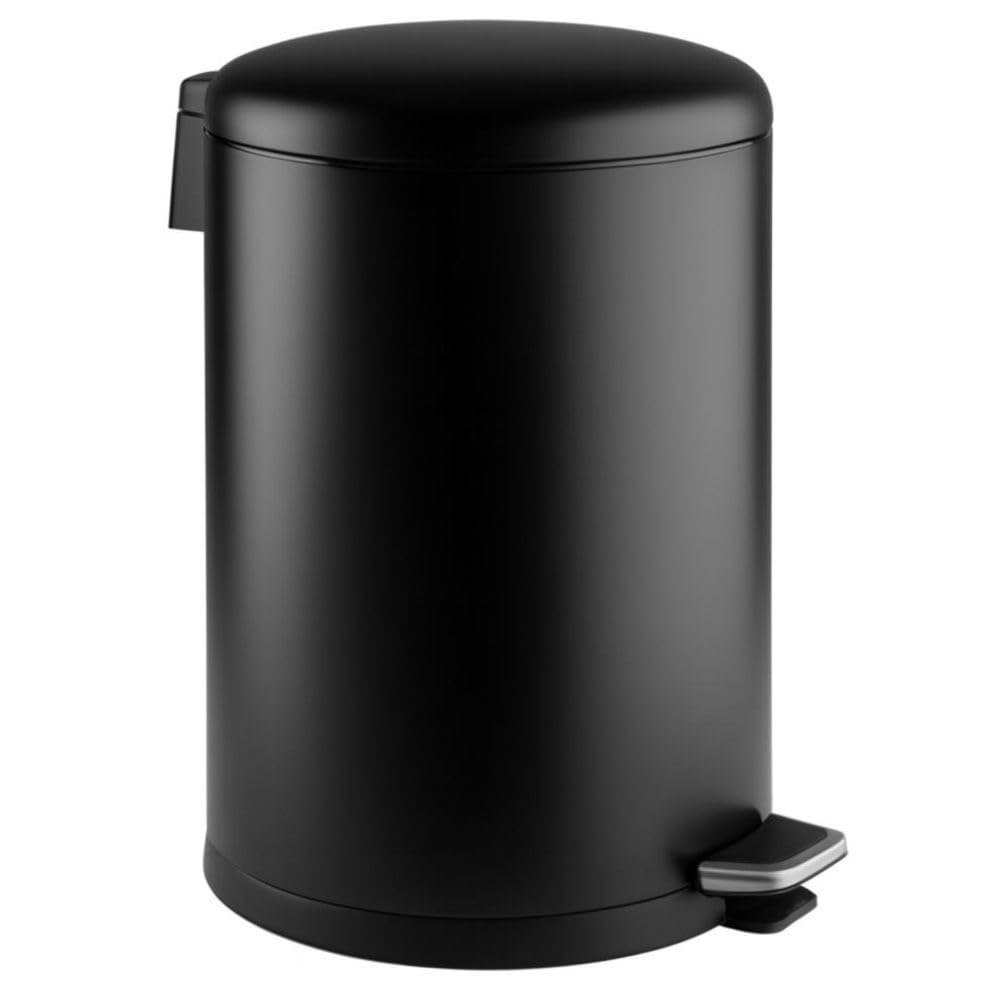 Stainless Steel Pedal Waste Bin – Soft-Close Dome Lid, 30 Liter
