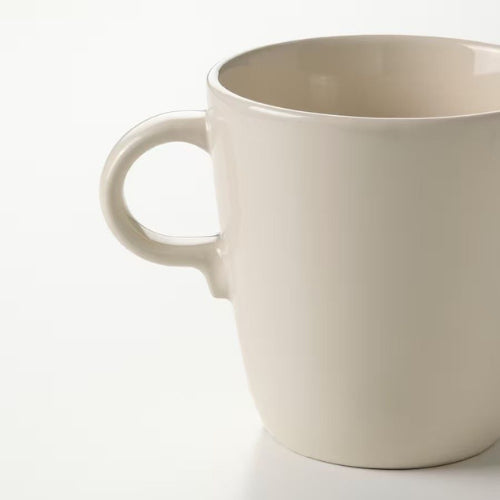 coffee cup Plastic beige front view