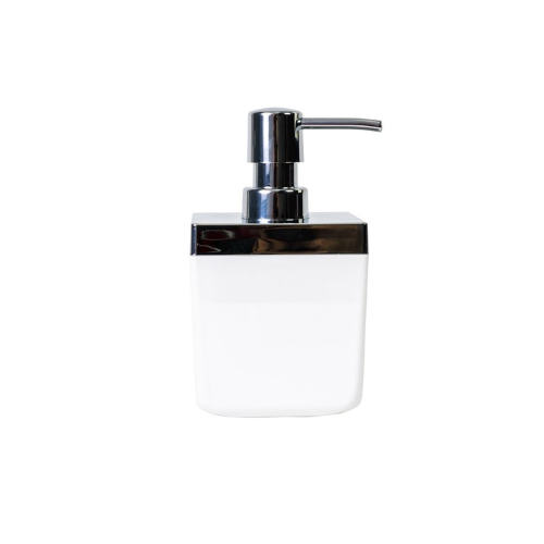 Acrylic Bathroom Set 5 Pieces with Silver Frame