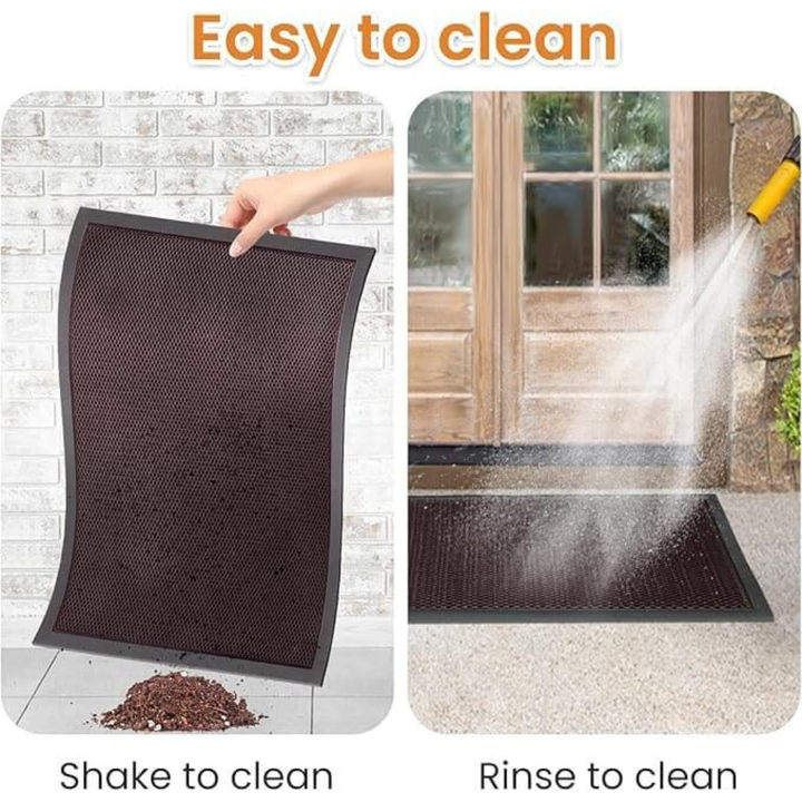 Non-Slip Doormat with Rubber Backing – Traps Dirt-44 × 76 cm