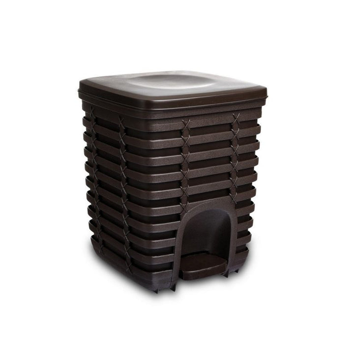 Palm Plastic basket with Pedal-9 Liters