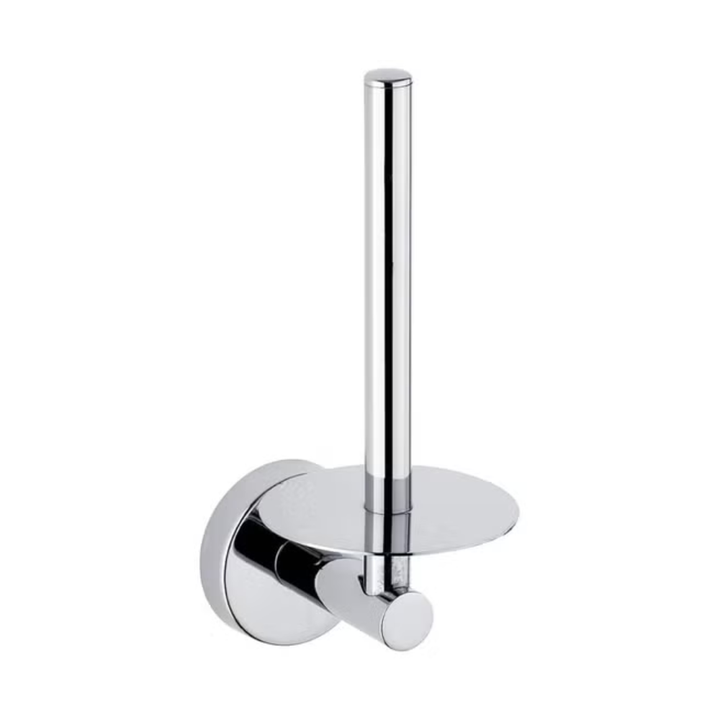 Wall Mounted Toilet Roll Holder, Vertical Spare