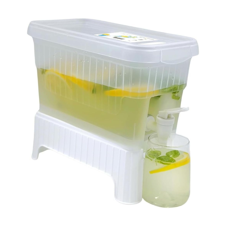 4.5 Liter Juice & Beverage Dispenser – BPA-Free Plastic, Dual-Use Stand