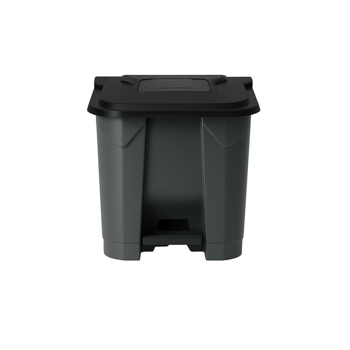Garbage Container Set with Snap-On Lids – Recycling Bins, 30 Liter