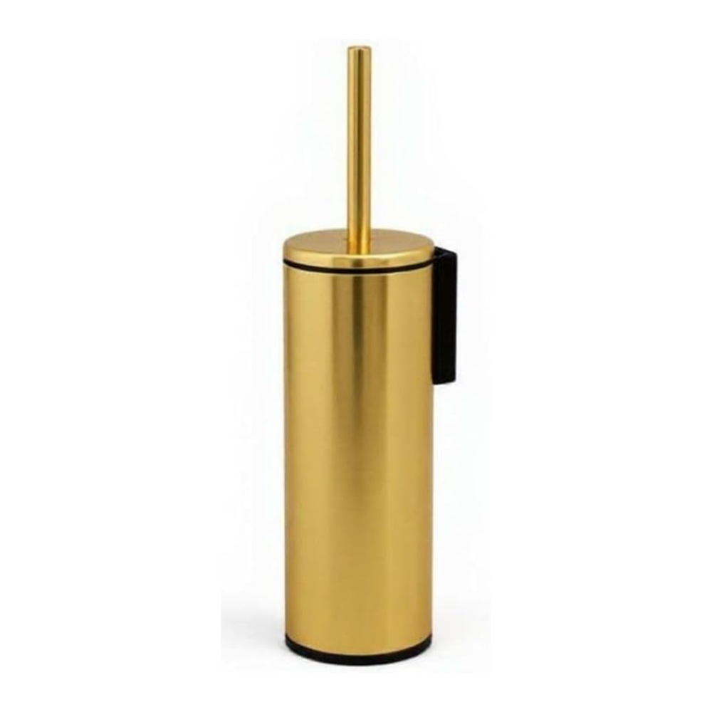 Primanova toilet brush Aluminum gold front view