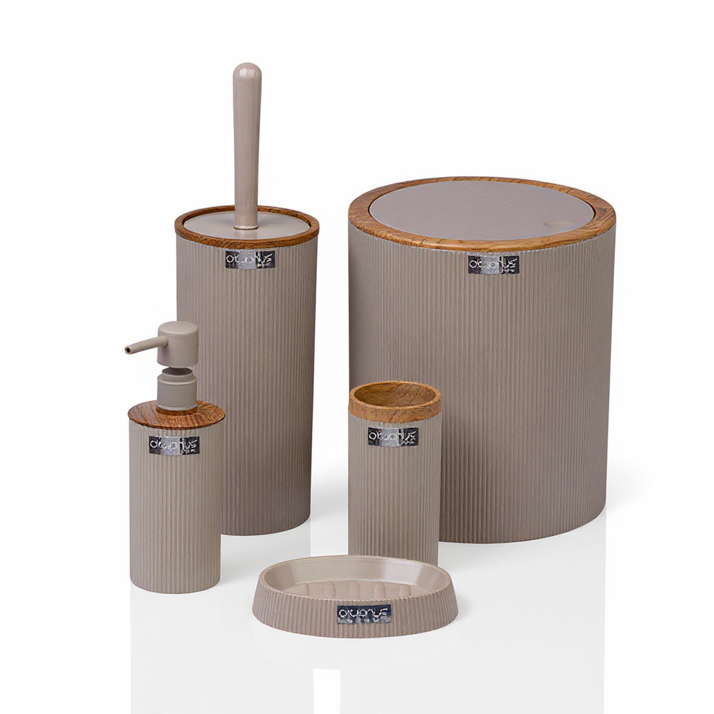 Okyanus bathroom set Plastic  front view