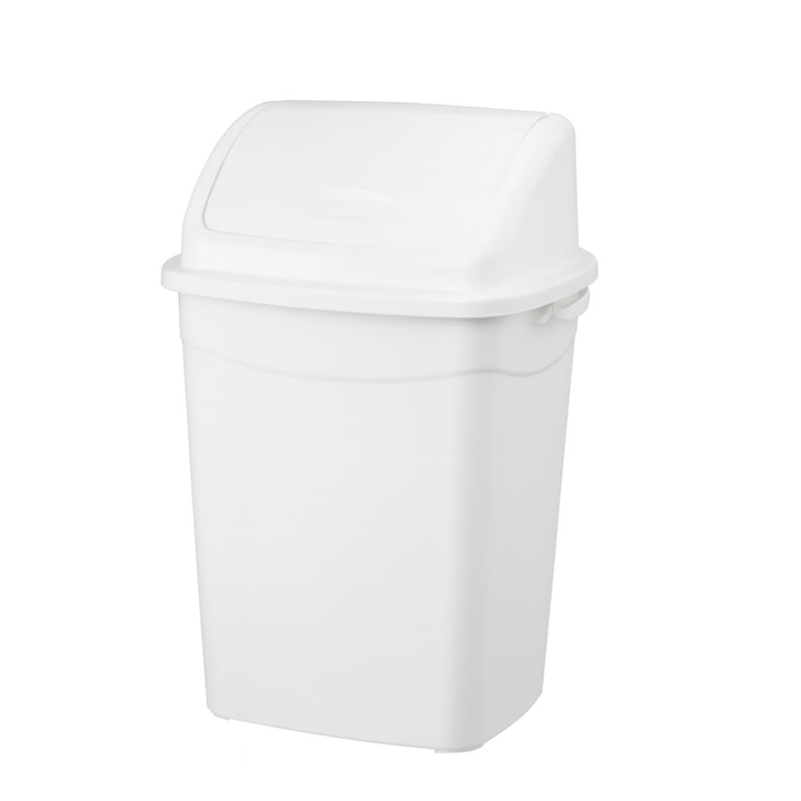 Swing Lid Trash Can, Self-Closing Odor Control – 50 Liter
