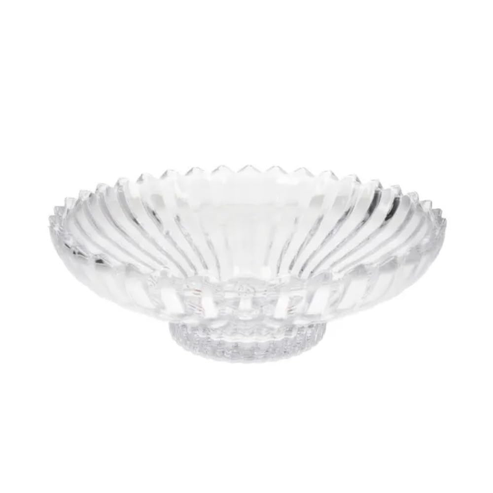Glass Salad Footed Bowl – Pedestal Serving Bowl