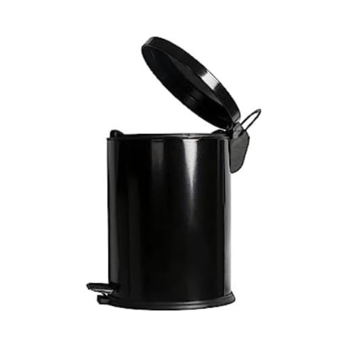 trash can 20 Liters black front view