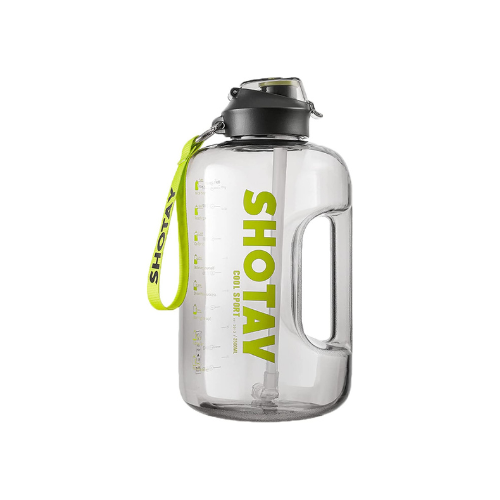 Plastic Water bottle with straw ,1.5 Liter