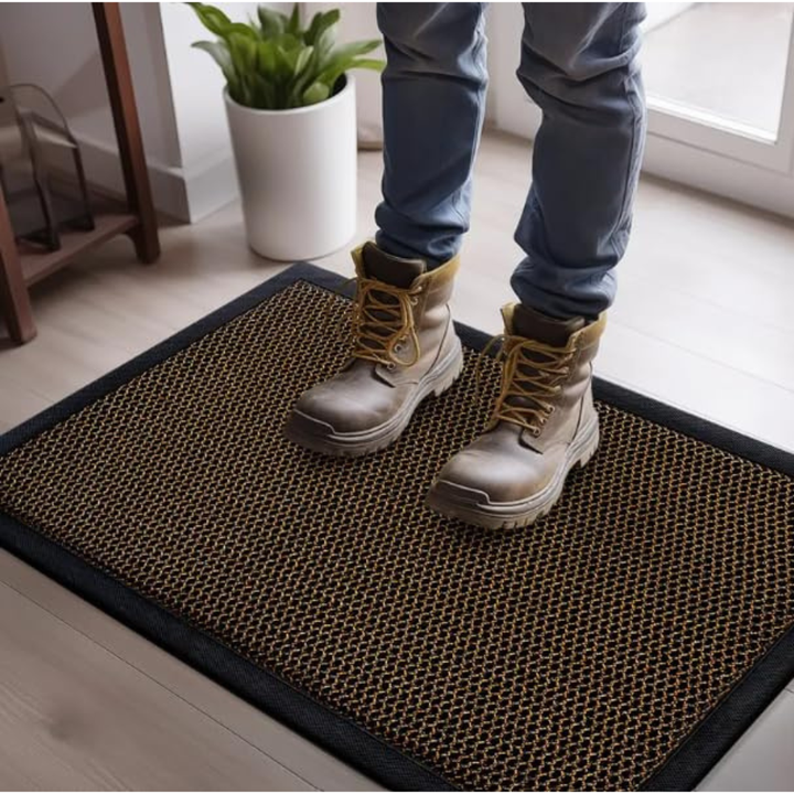 Non-Slip Doormat with Rubber Backing – Traps Dirt-44 × 76 cm