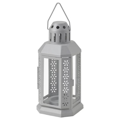 IKEA lantern Glass  front view