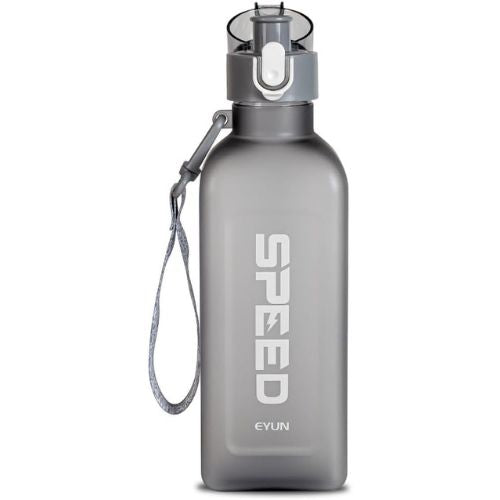water bottle 900ML gray front view