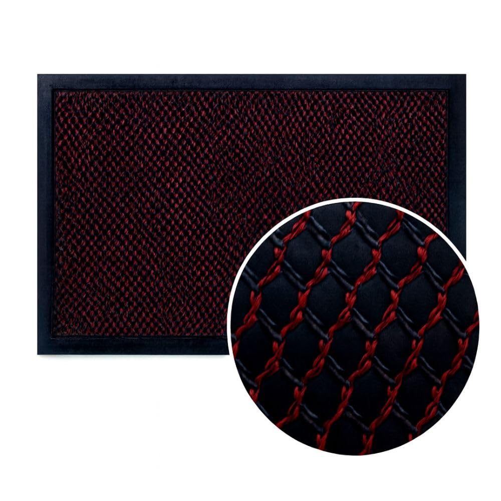 Non-Slip Doormat with Rubber Backing – Traps Dirt-44 × 76 cm