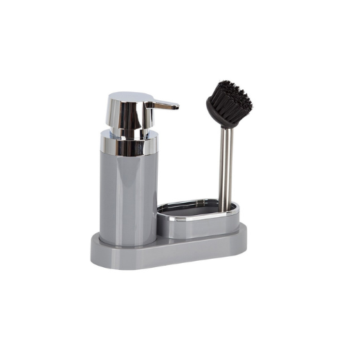 Soap dispenser with Cleaning Brush and Sponge Holder