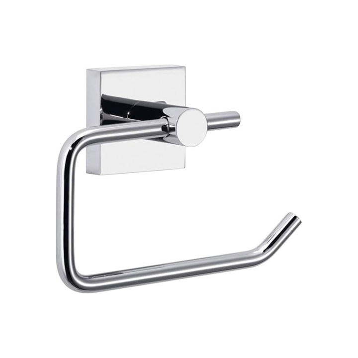 Toilet Paper Holder Wall Mounted, Open Chrome – Single Roll