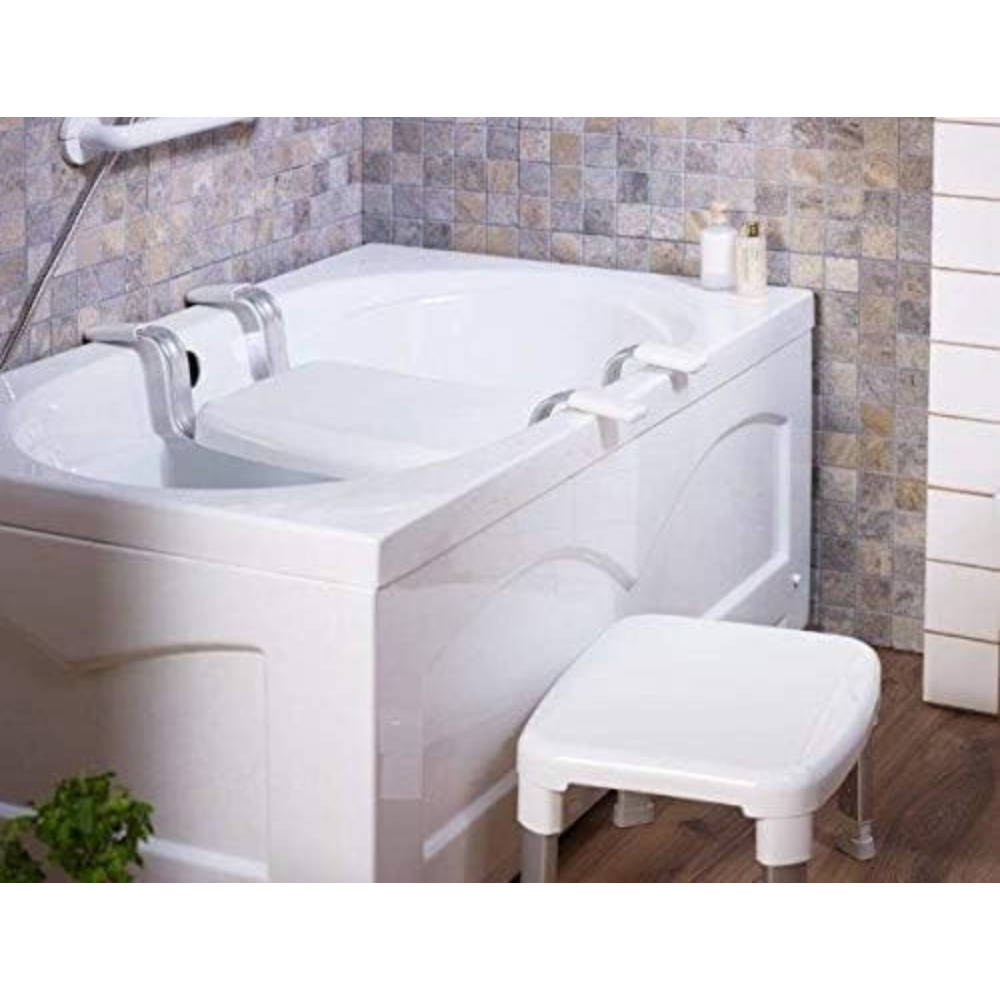 Heavy-Duty Suspended Bath Bench Seat 34 × 42 cm – 130 kg Capacity | Primanova