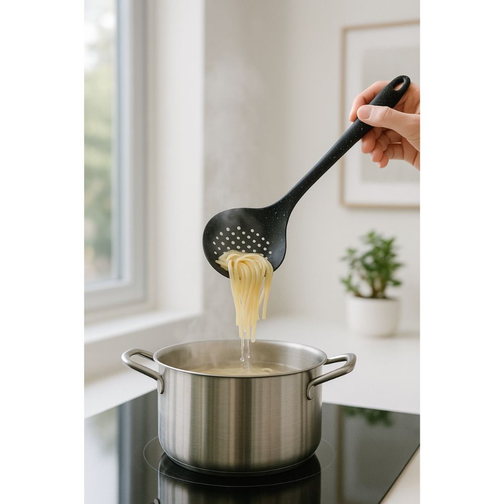 ملعقة أرز سيليكون - أداة مطبخ مقاومة للحرارة وغير لاصقة