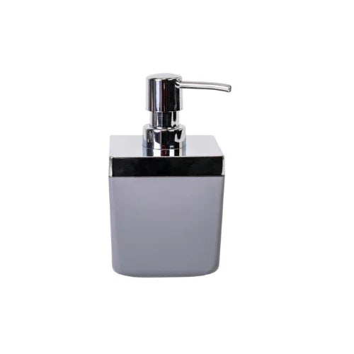 Acrylic Bathroom Set 5 Pieces with Silver Frame