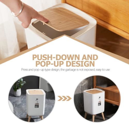 Floor Standing Trash Can,10 Liters