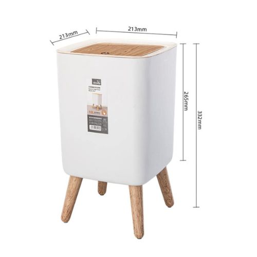Floor Standing Trash Can,10 Liters