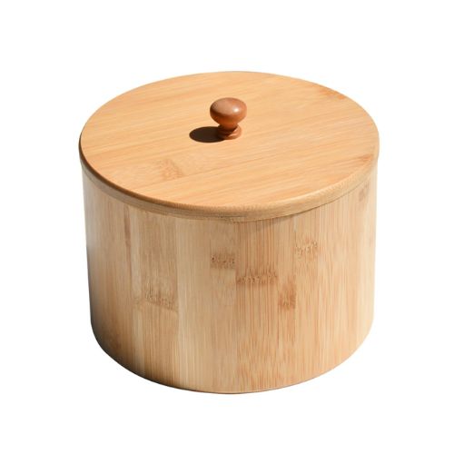 Bamboo Storage Box With Lid-500 ml