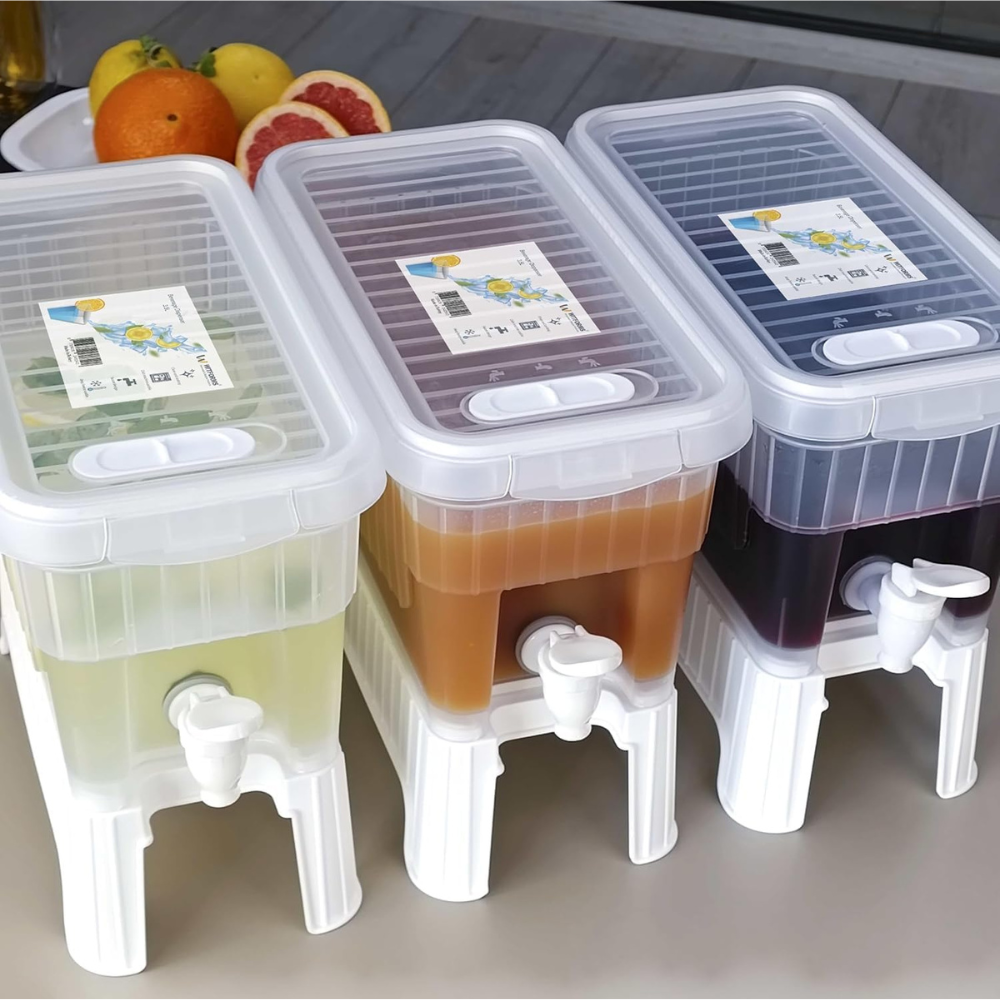 4.5 Liter Juice & Beverage Dispenser – BPA-Free Plastic, Dual-Use Stand