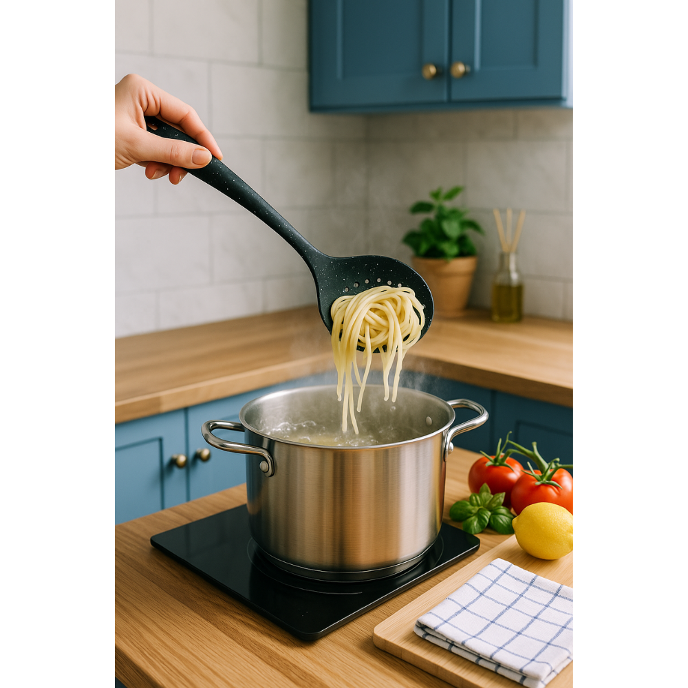 ملعقة أرز سيليكون - أداة مطبخ مقاومة للحرارة وغير لاصقة