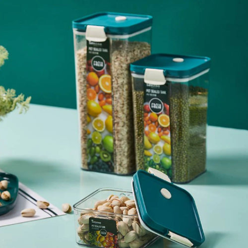Fresh Lock Set of 3 Cereal Container