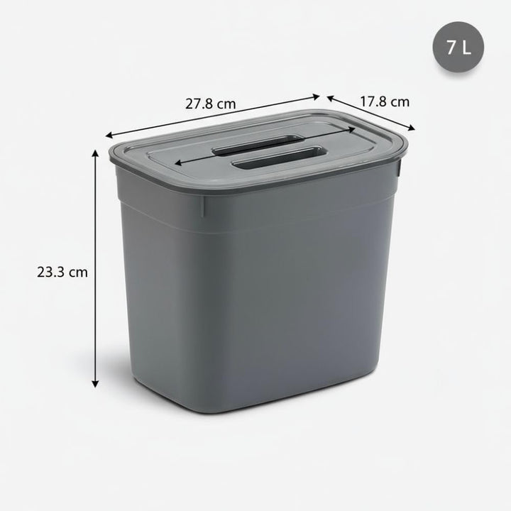 Under Sink Hanging Bucket With Lid-7 Liter