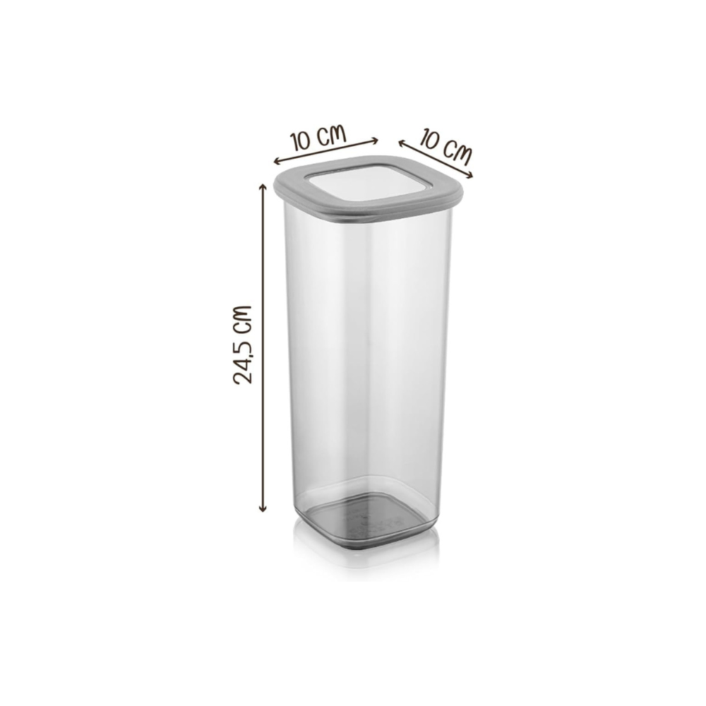 Square Food Container With Silicone Lid