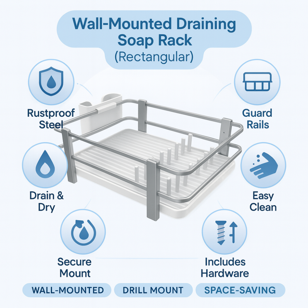 Primanova Blanka Dish Rack with Cutlery Holder