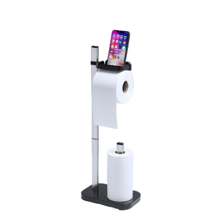 Toilet Roll Holder with Shelf for Mobile