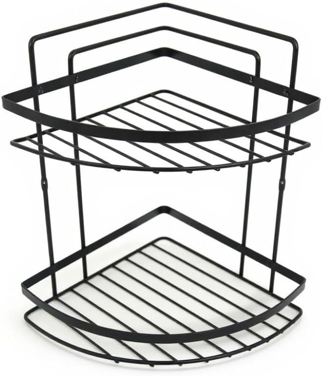 Black Shower corner organizer shelf