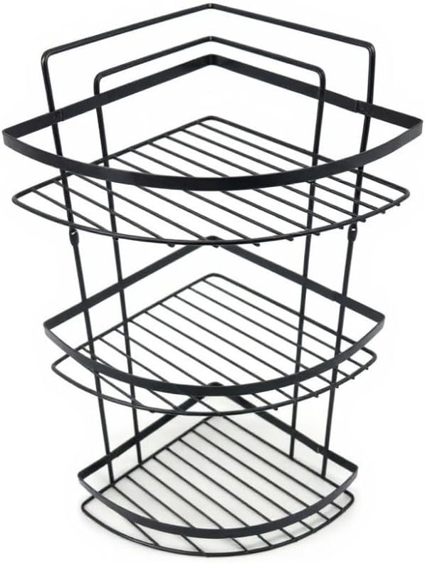 Black Shower corner organizer shelf