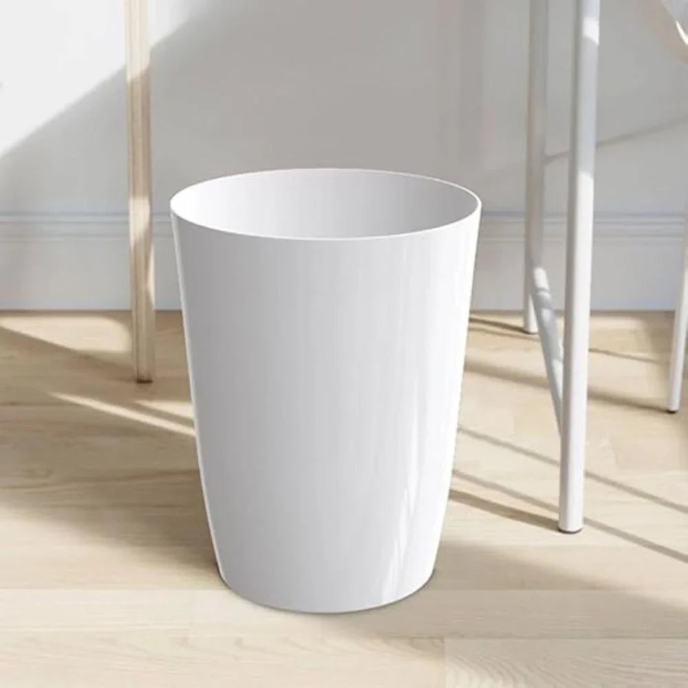 Rounded Plastic Trash Can,6 Liter