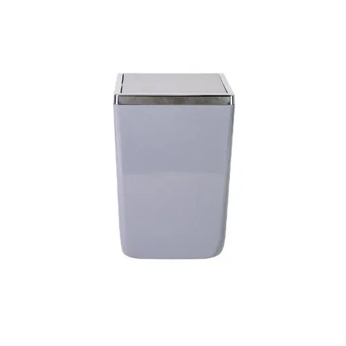 Acrylic Bathroom Set 5 Pieces with Silver Frame