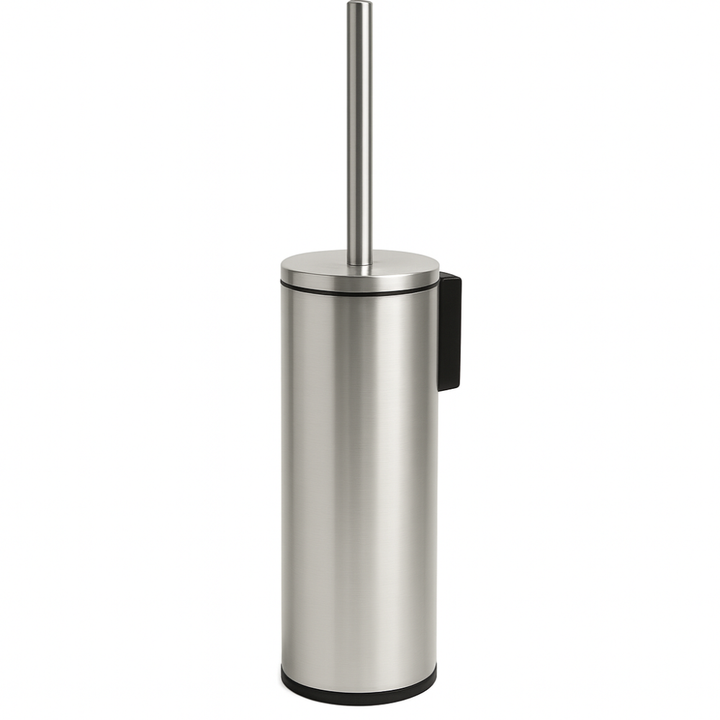 Wall-Mounted Toilet Brush with Holder – Aluminum