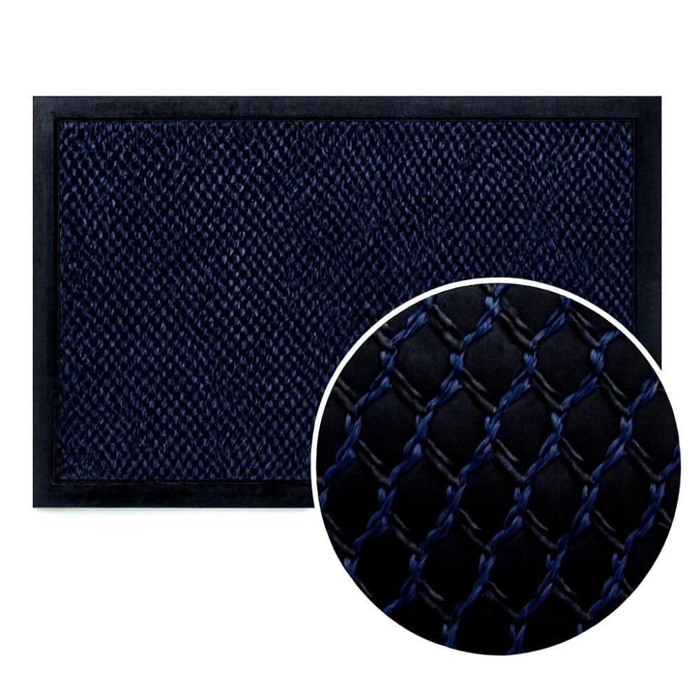 Non-Slip Doormat with Rubber Backing – Traps Dirt-44 × 76 cm