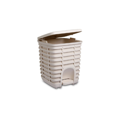 Palm Plastic basket with Pedal-9 Liters