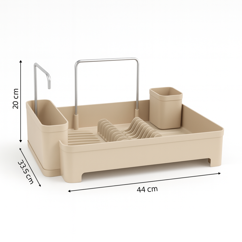 Primanova Kiev Dish Drying Rack with Cutlery Holder