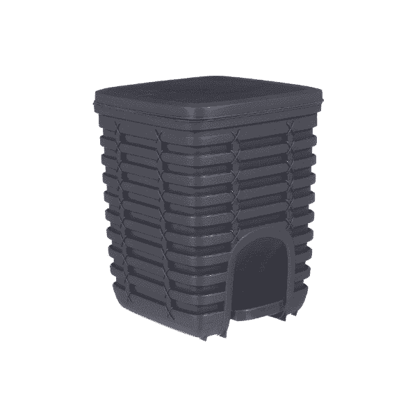 Palm Plastic basket with Pedal-9 Liters