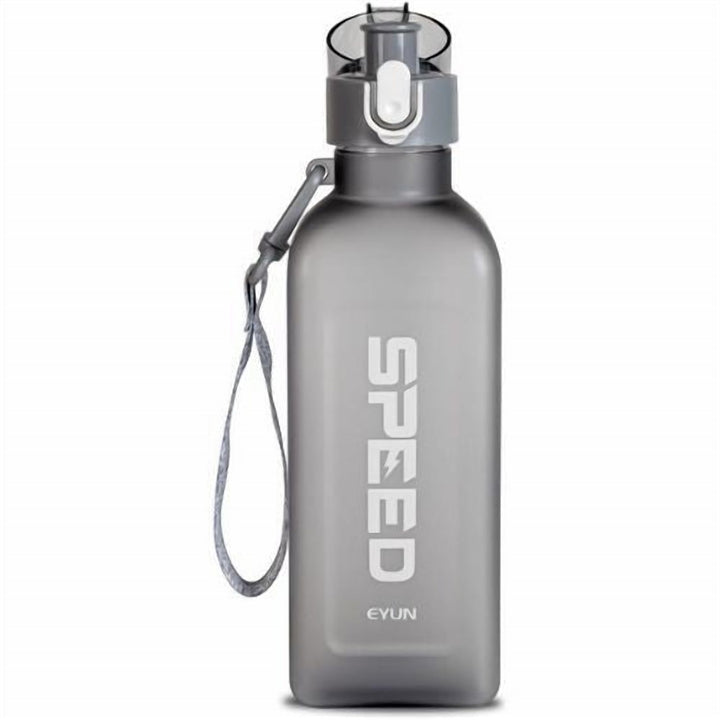 900 ml Plastic Water Bottle with Straw and Flip Top Lid