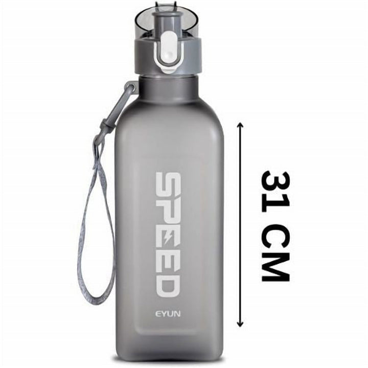 900 ml Plastic Water Bottle with Straw and Flip Top Lid