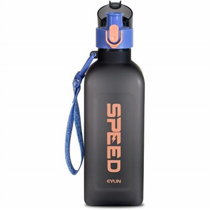 900 ml Plastic Water Bottle with Straw and Flip Top Lid