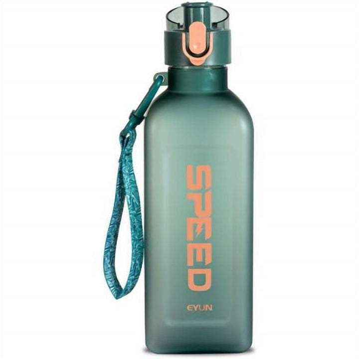 900 ml Plastic Water Bottle with Straw and Flip Top Lid