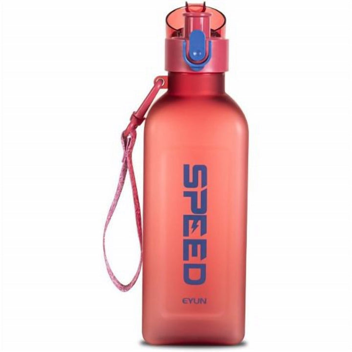 900 ml Plastic Water Bottle with Straw and Flip Top Lid