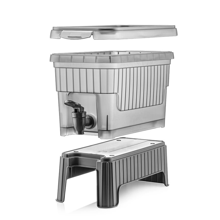 4.5 Liter Juice & Beverage Dispenser – BPA-Free Plastic, Dual-Use Stand